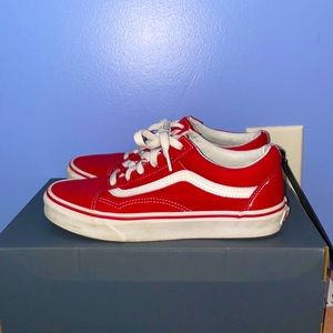 Vans Red Size 7.5 Womens